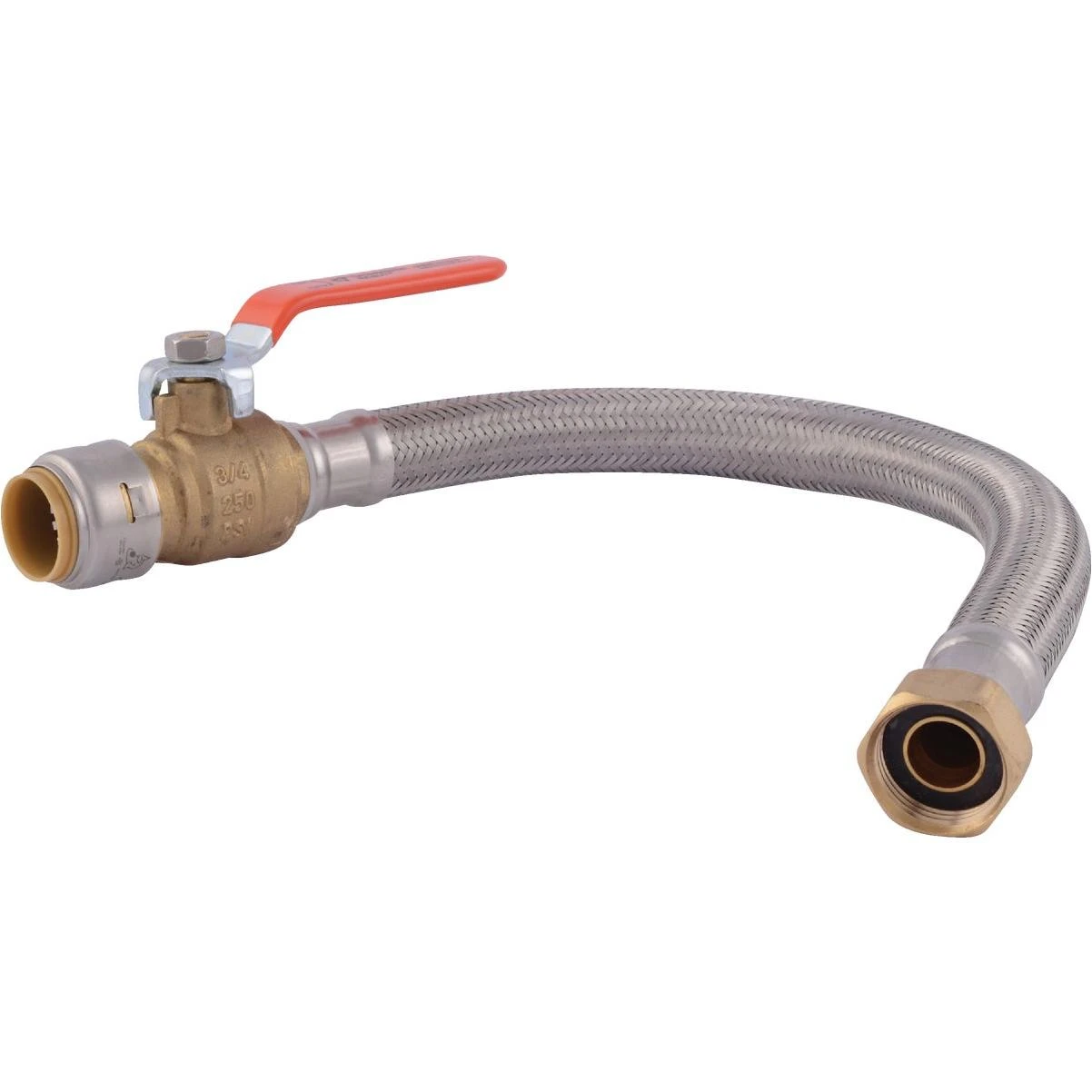 Water-Flex 3/4 in. FIP x 3/4 in. FIP x 18 in. Steel-Flex Flexible Stainless Steel Connector Water-Flex 3/4 in. FIP x 3/4 in. FIP x 18 in. Steel-Flex Flexible Stainless Steel Connector