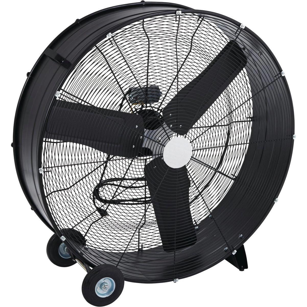 Denali Aire 36 In. 2-Speed High Velocity Black Belt Drive Drum Fan