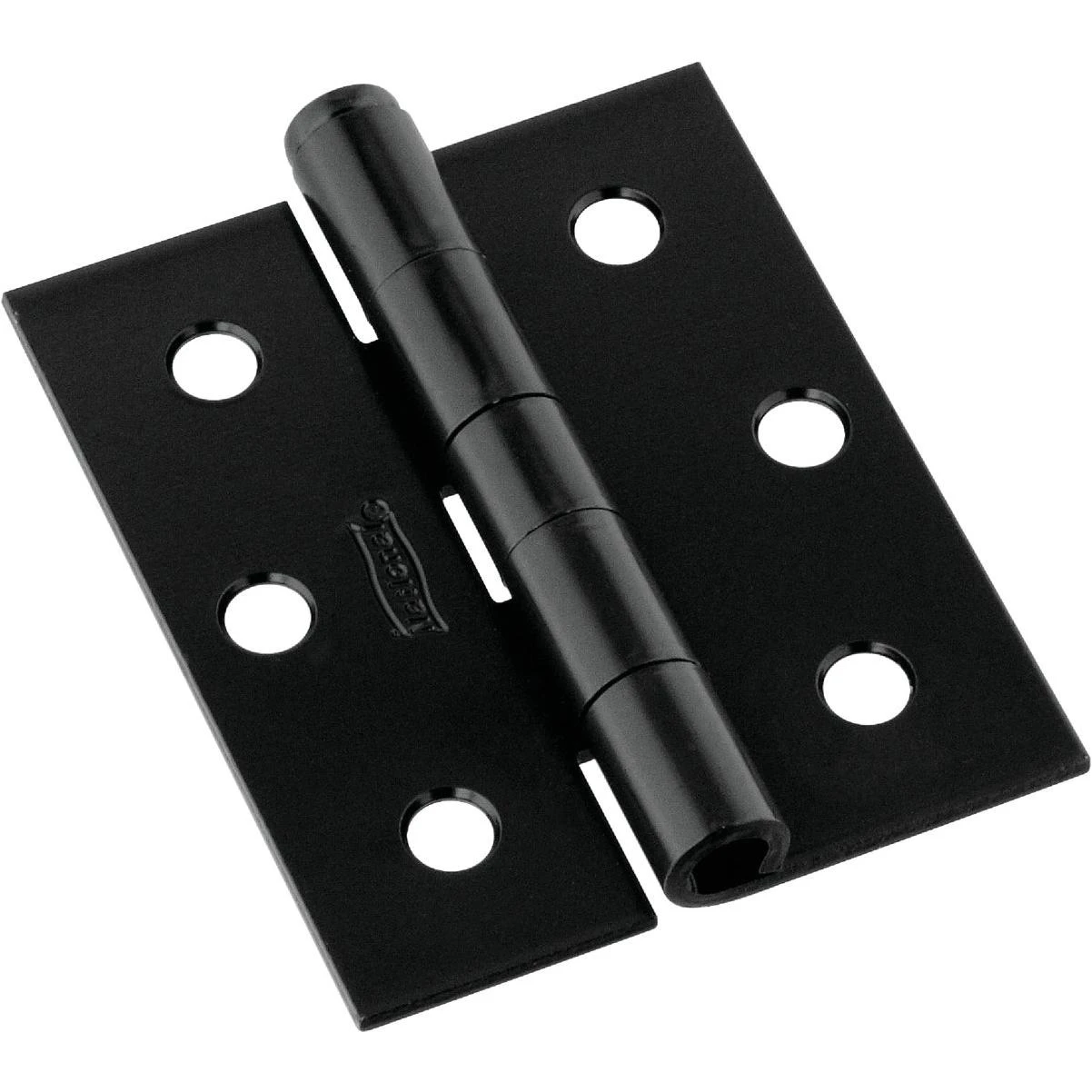 National Hardware 3 In. Square Corner Black Screen Door Hinge (2-Pack)
