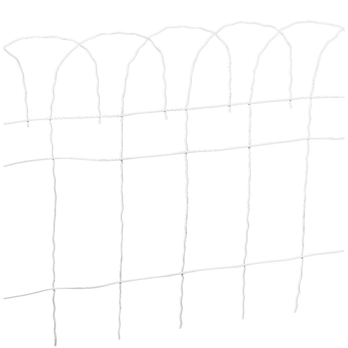 Best Garden 14 In. H x 20 Ft. L Galvanized Wire Decorative Border Fence