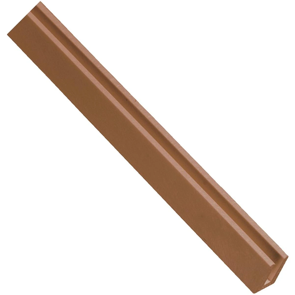 Deckorators 1-3/16 In W x 95-1/2 In L x 3/4 In D Redwood Vinyl Lattice U-Cap