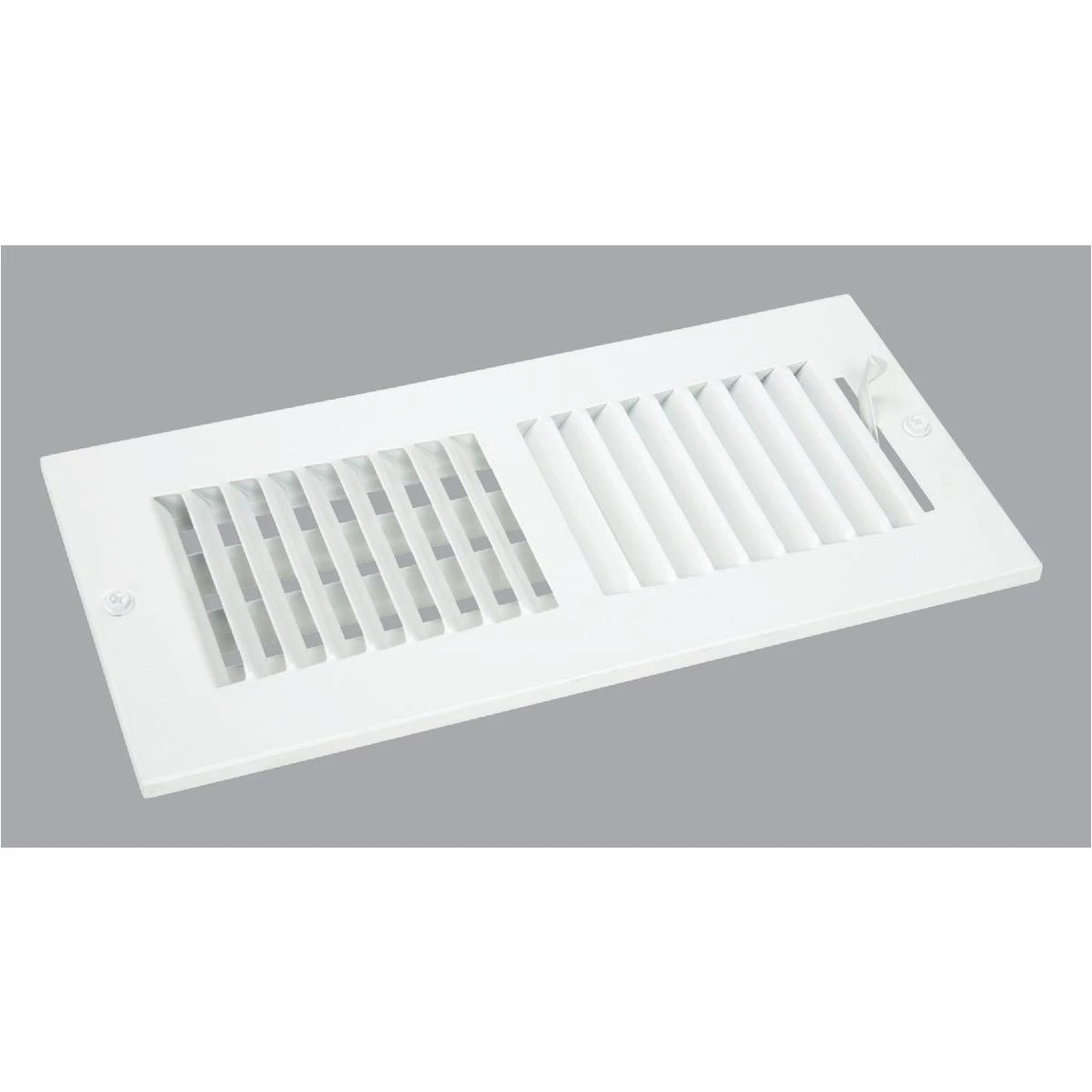 Home Impressions 11.77 In. x 5.75 In. White Steel Wall Register