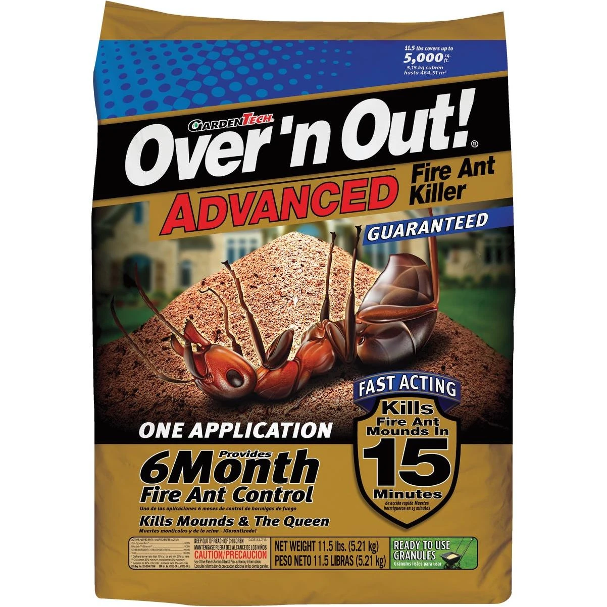 Over 'n Out! 11.5 Lb. Ready To Use Granules Fire Ant Killer