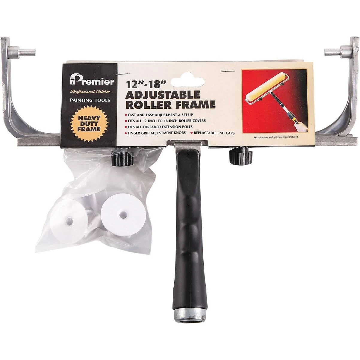 Premier 12 In. to 18 In. Adjustable Threaded Roller Frame