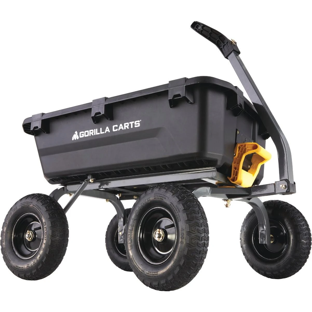 Gorilla Carts 12 Cu. Ft. Heavy Duty Poly Yard Dump Cart