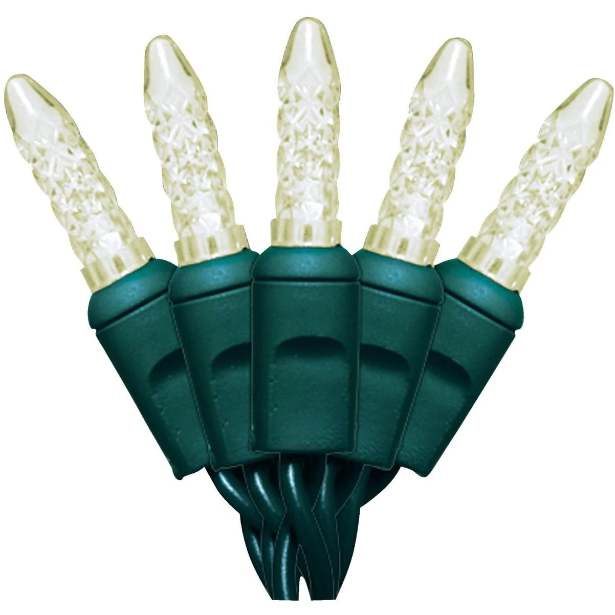 Home Impressions Warm White 200-Bulb Faceted M5 Mini LED Light Set