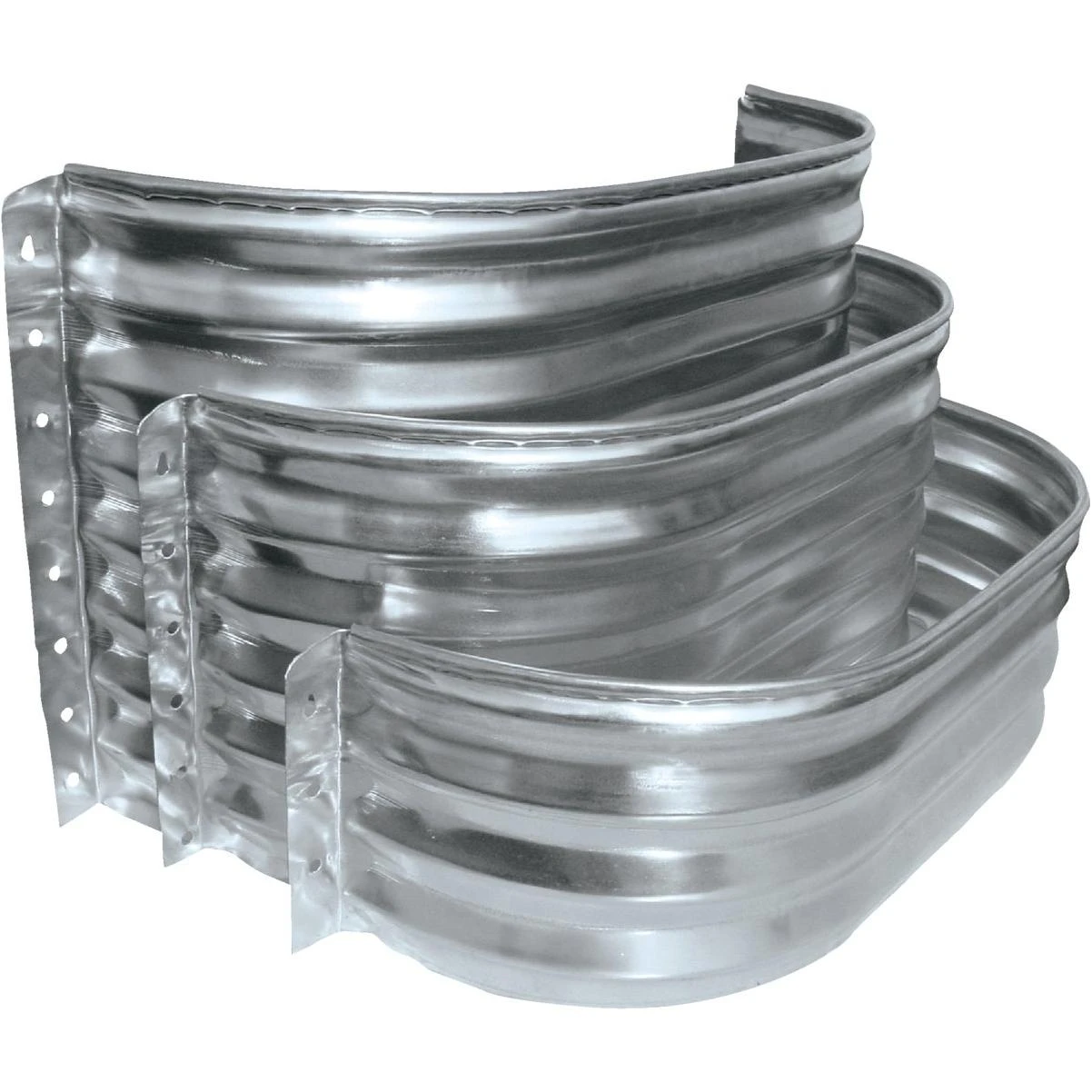 SPC 18 In. x 37 In. Square Galvanized Window Well