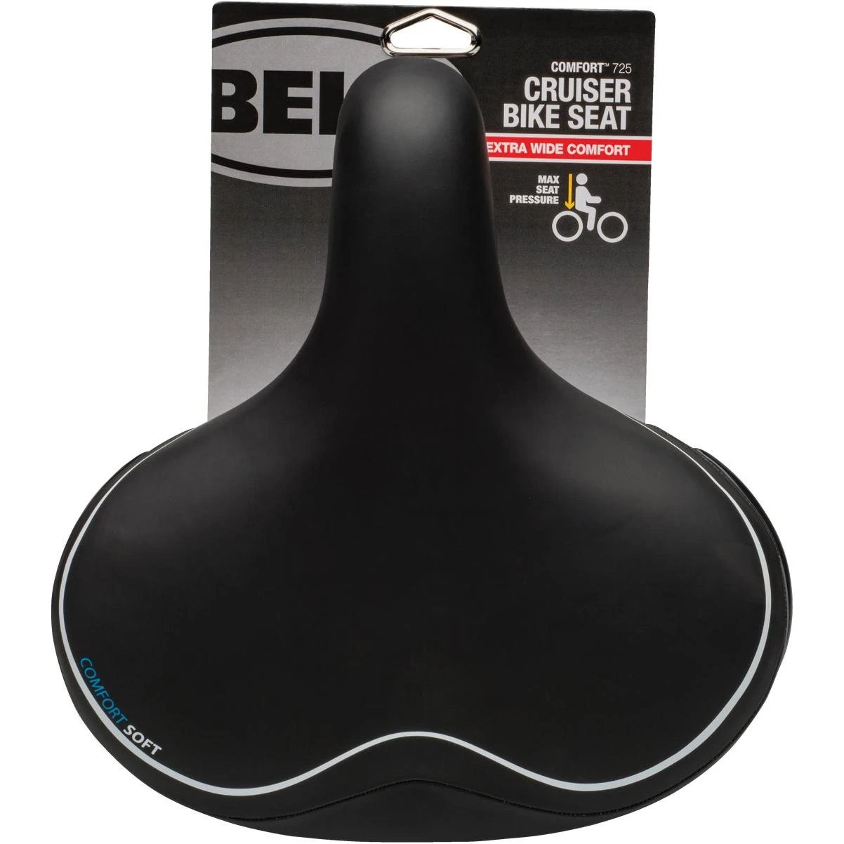 Bell Flex Gel Memory Foam Black Saddle Bicycle Seat