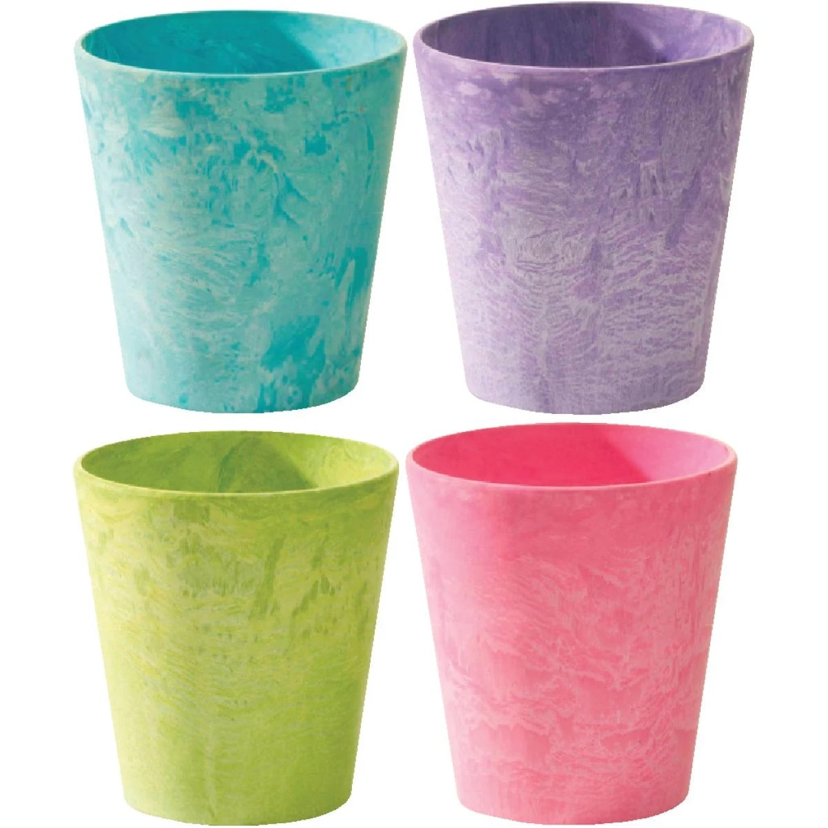 Novelty StoneArt 5 in. Bright Cache Planter (Assorted Colors)