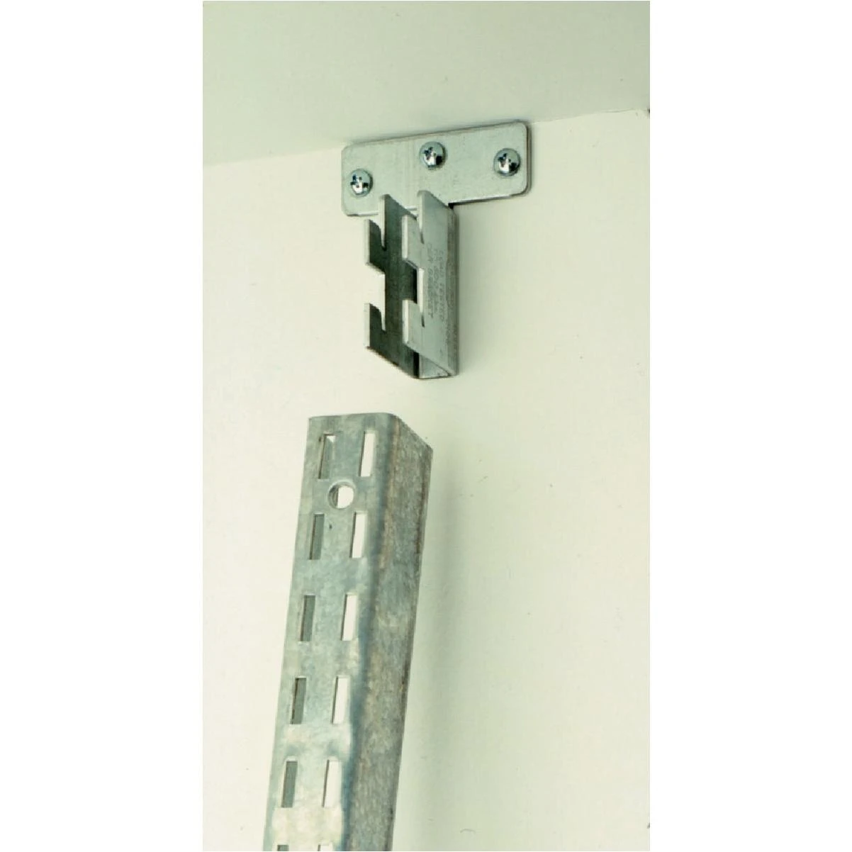 Knape & Vogt Fast-Mount 1-1/4 In. Galvanized Steel Shelf Standard Mounting Bracket