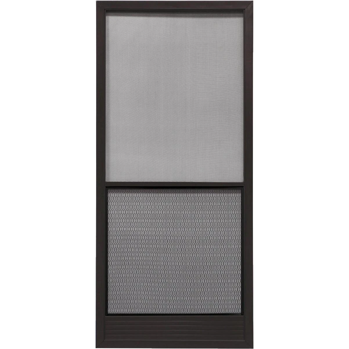 Precision Screen Capri 36 In. W x 80 In. H x 7/8 In. Thick Bronze Steel Screen Door