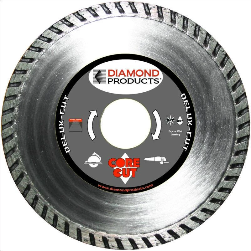 Diamond Products 21205 Circular Blade, 12 in Dia, 1 in Arbor, Diamond Cutting Edge