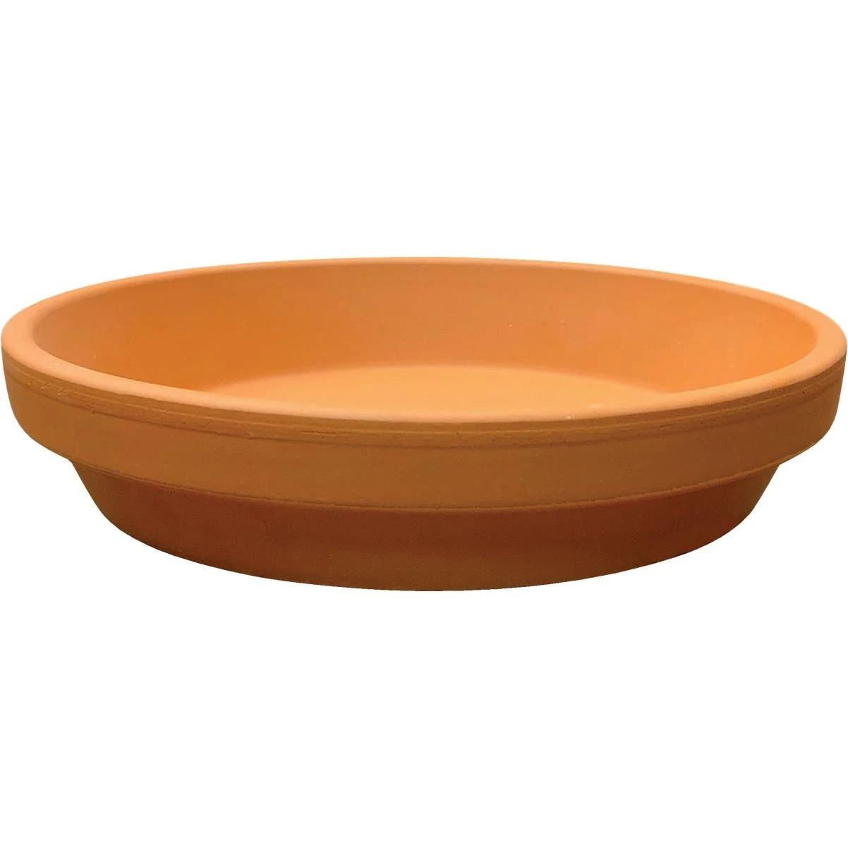 Deroma 7.5 In. Red Terracotta Clay Standard Saucer