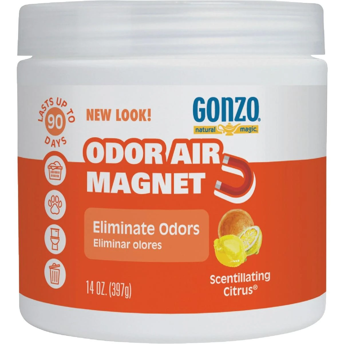 Gonzo Natural Magic 14 Oz. Citrus Gel Air Freshener