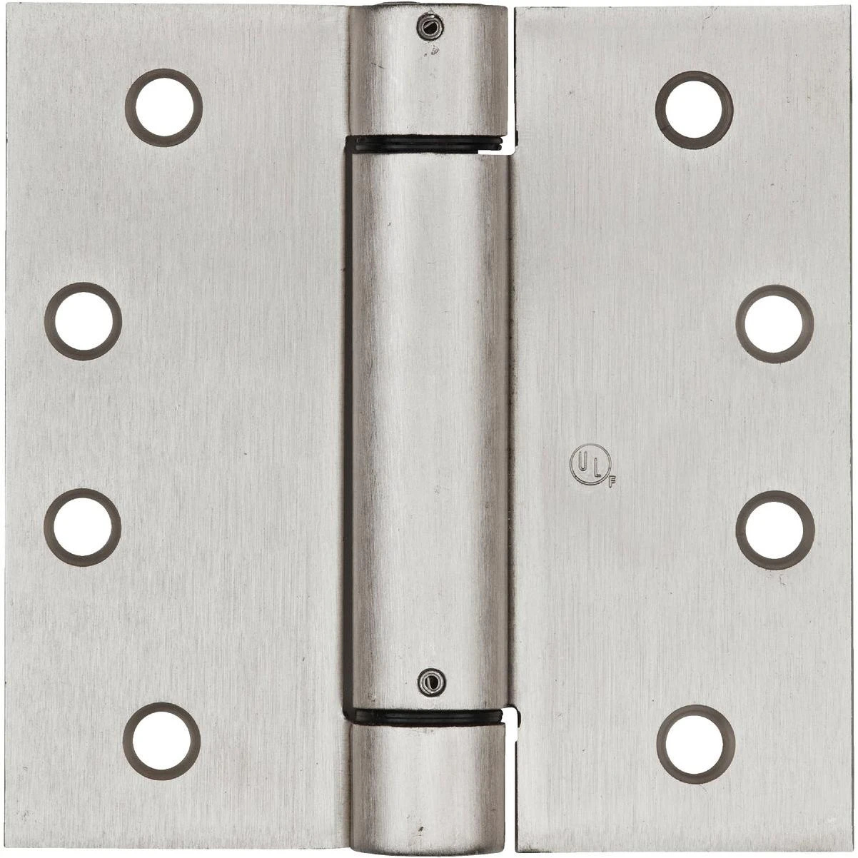 National Hardware 4 In. Satin Nickel Square Spring Door Hinge