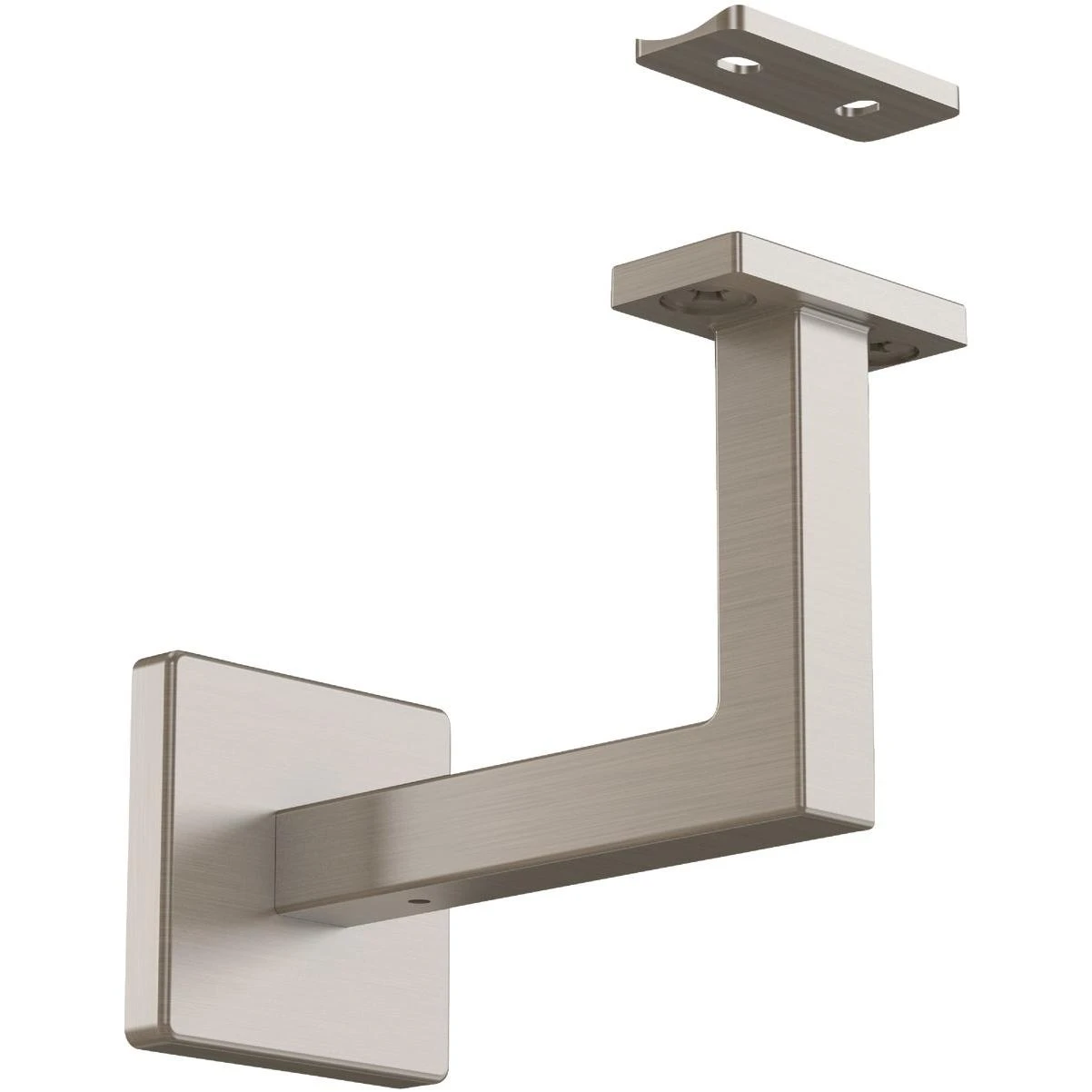 National Hardware 3-5/16 In. Satin Nickel Reed Handrail Bracket