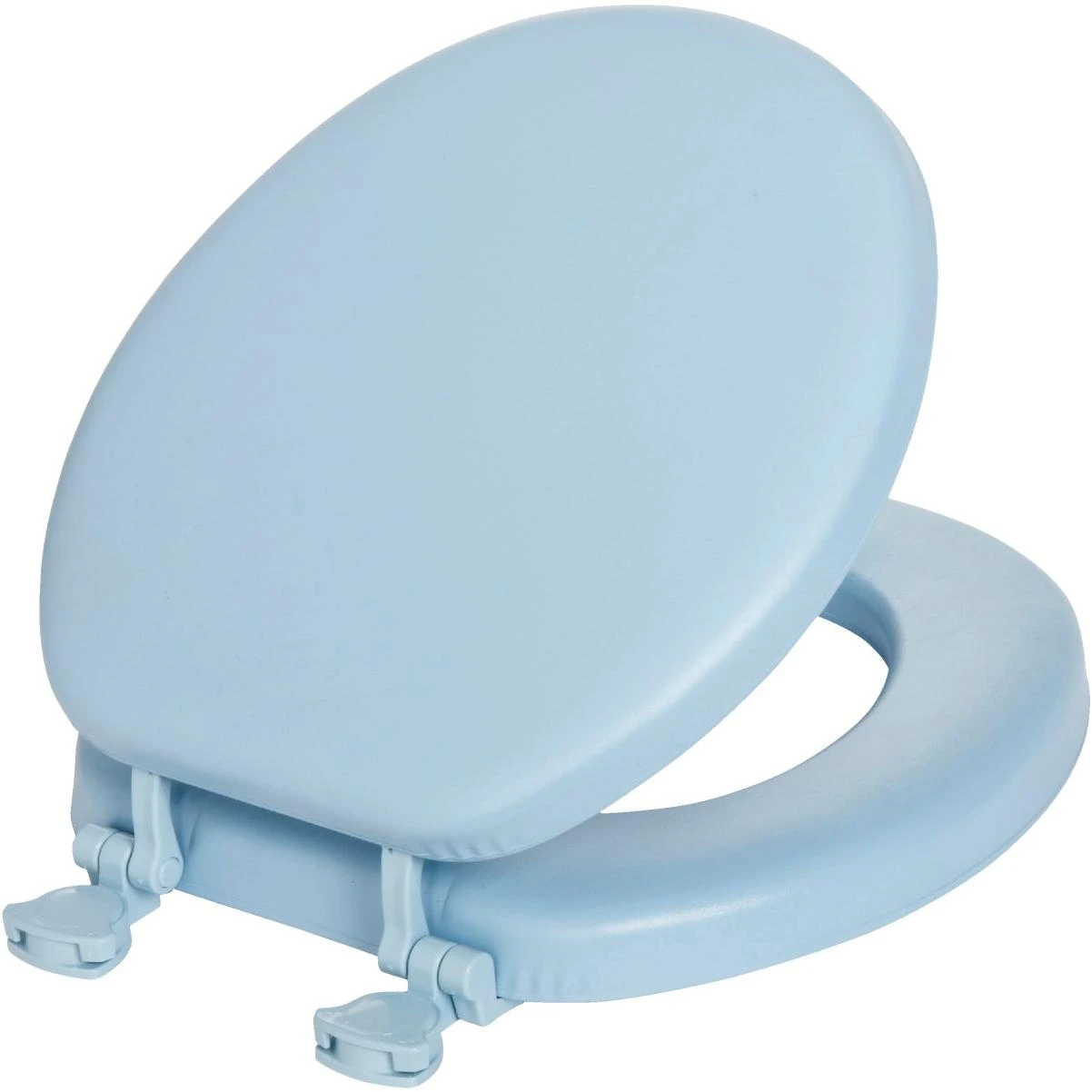 Bemis Mayfair Round Closed Front Premium Soft Sky Blue Toilet Seat