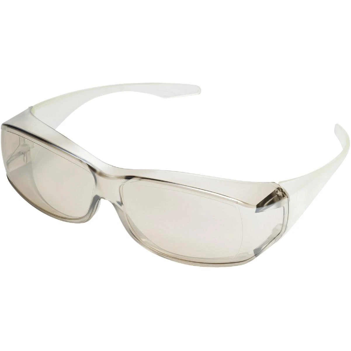 Safety Works Over Glasses Clear Frame Safety Glasses with Clear Lenses