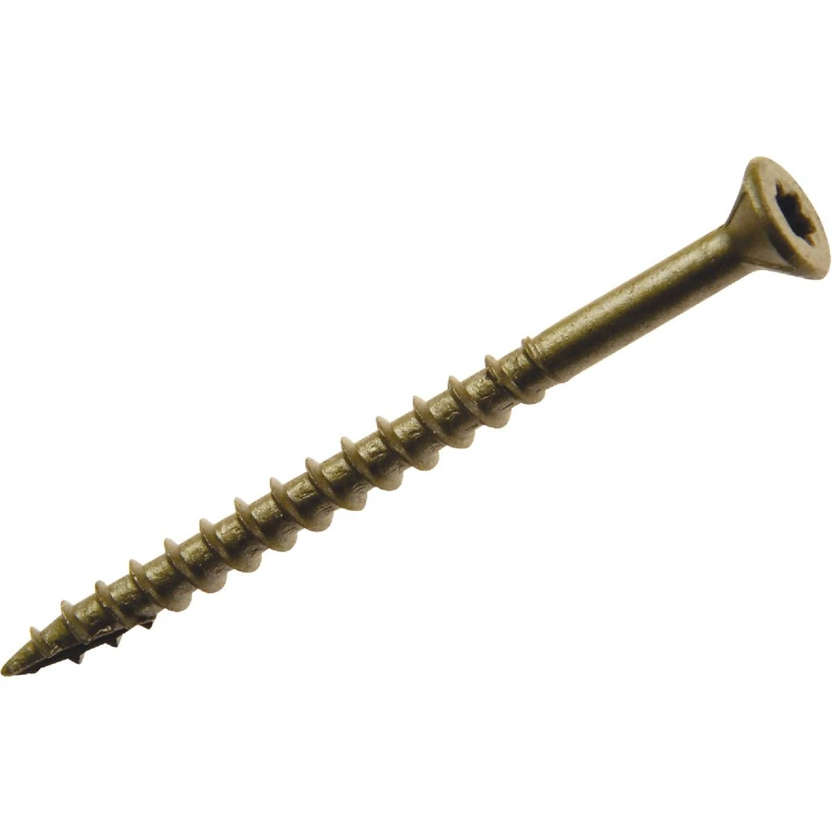 Do it Best PrimeGuard Plus #10 x 4 In. Star Drive Gold Wood Deck Screw (25 Lb.)