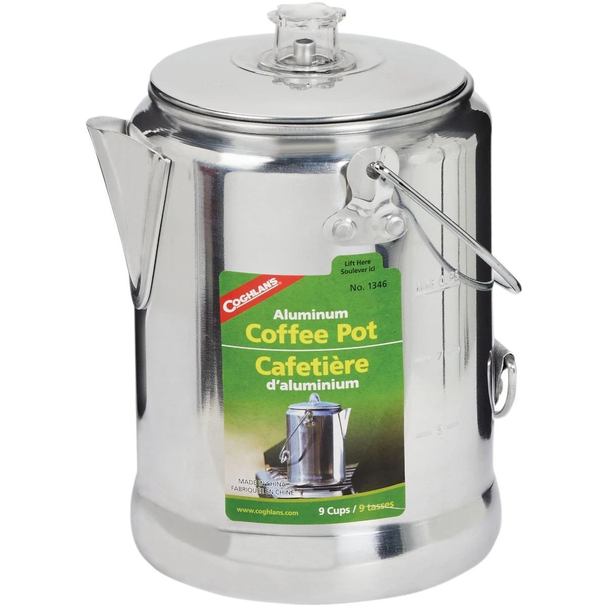 Coghlans 9-Cup Aluminum Camping Coffee Pot