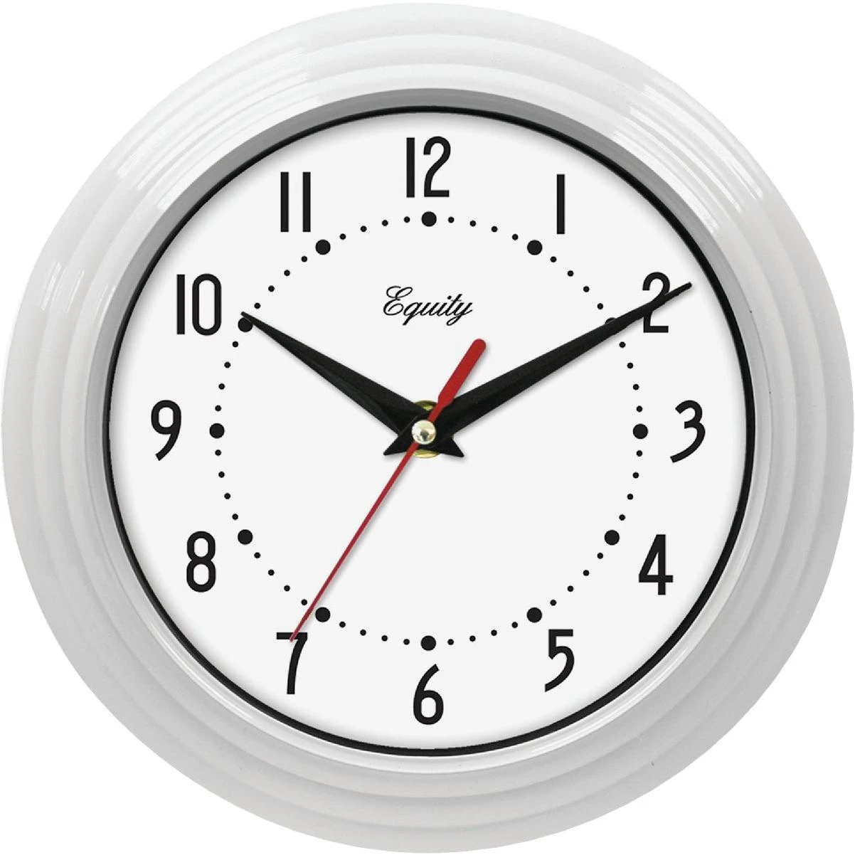 La Crosse Technology Equity White Traditional Wall Clock