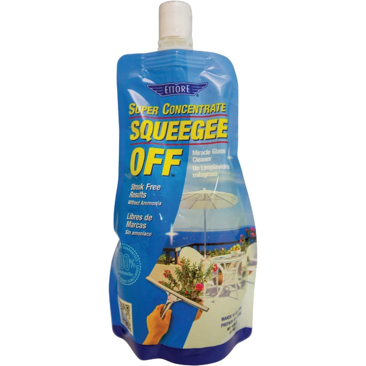 Ettore Squeegee Off 16 Oz. Super Concentrate Glass Cleaner