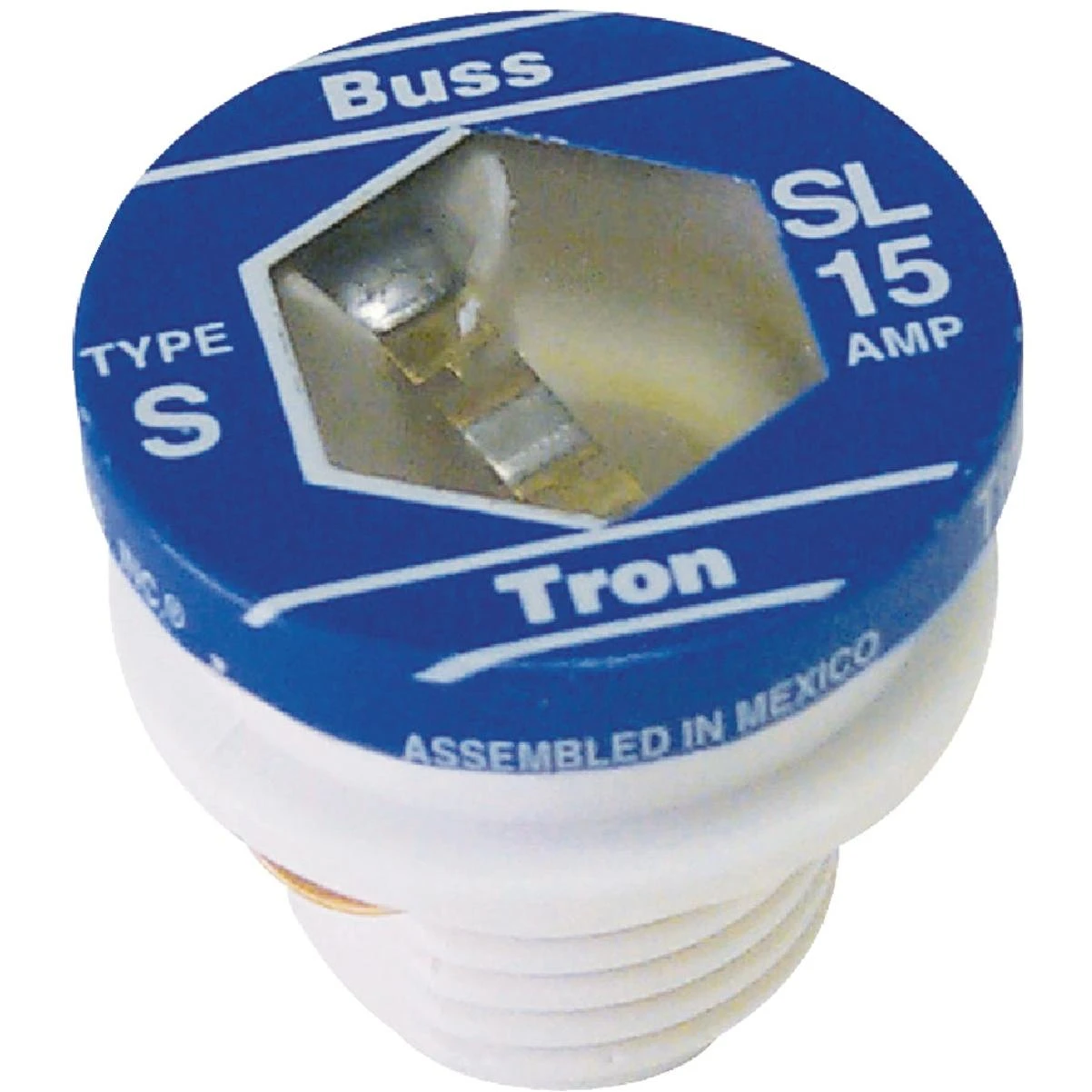 Bussmann 15A SL Time-Delay Plug Fuse (4-Pack)