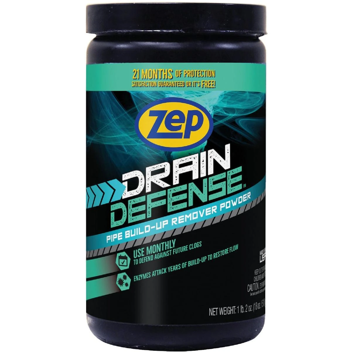 Zep 18 Oz. Crystal Drain Defense Drain Cleaner