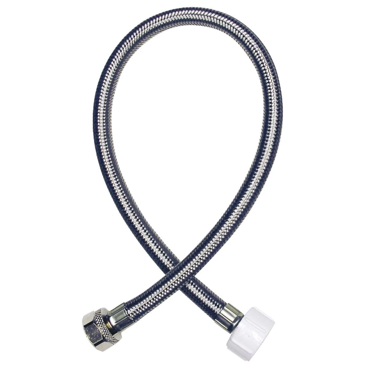 ProLine 1/2 In. COMP x 7/8 In. BC x 9 In. Braided Stainless Steel Toilet Supply Line