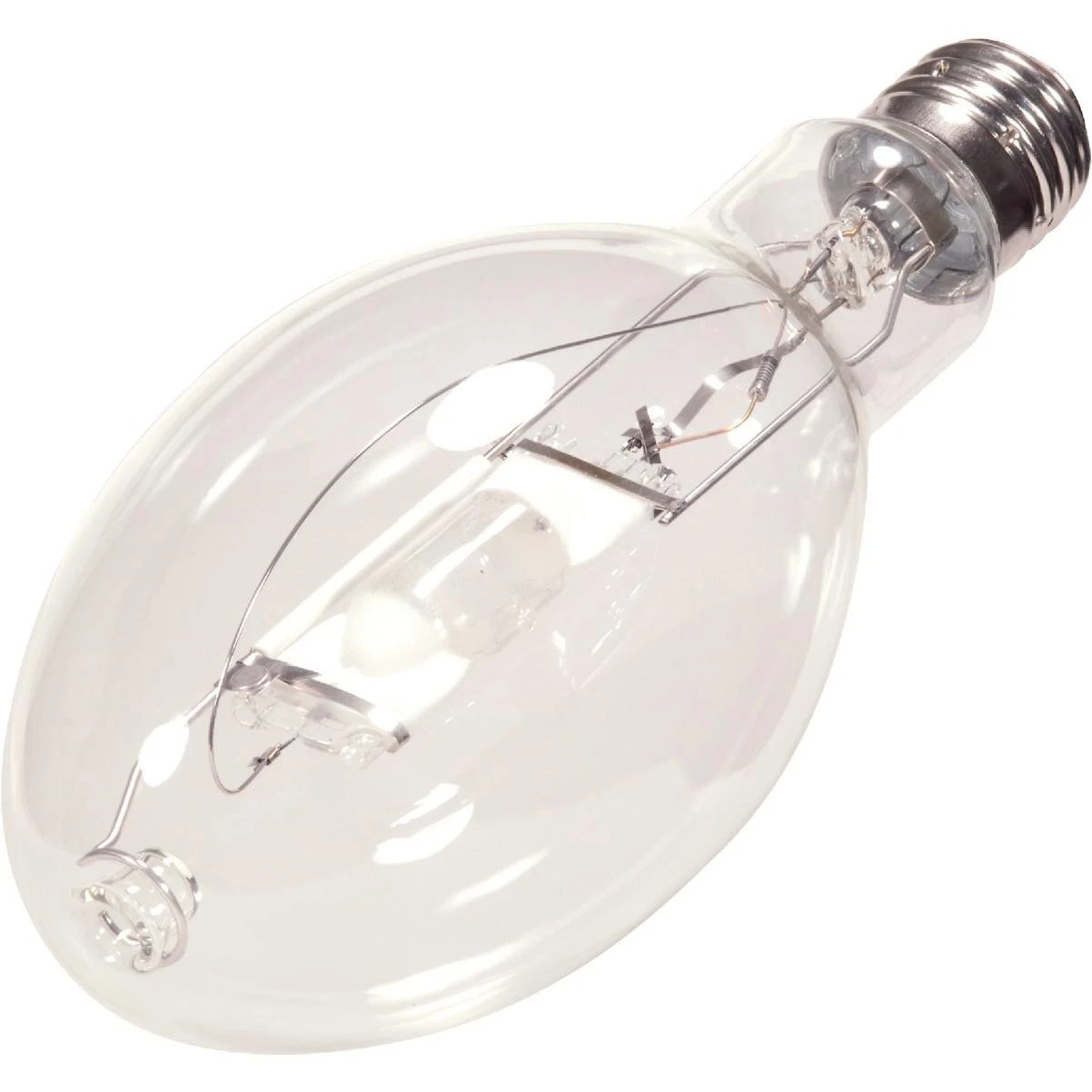 Satco 400W Clear ED37 Mogul Screw Metal Halide High-Intensity Light Bulb