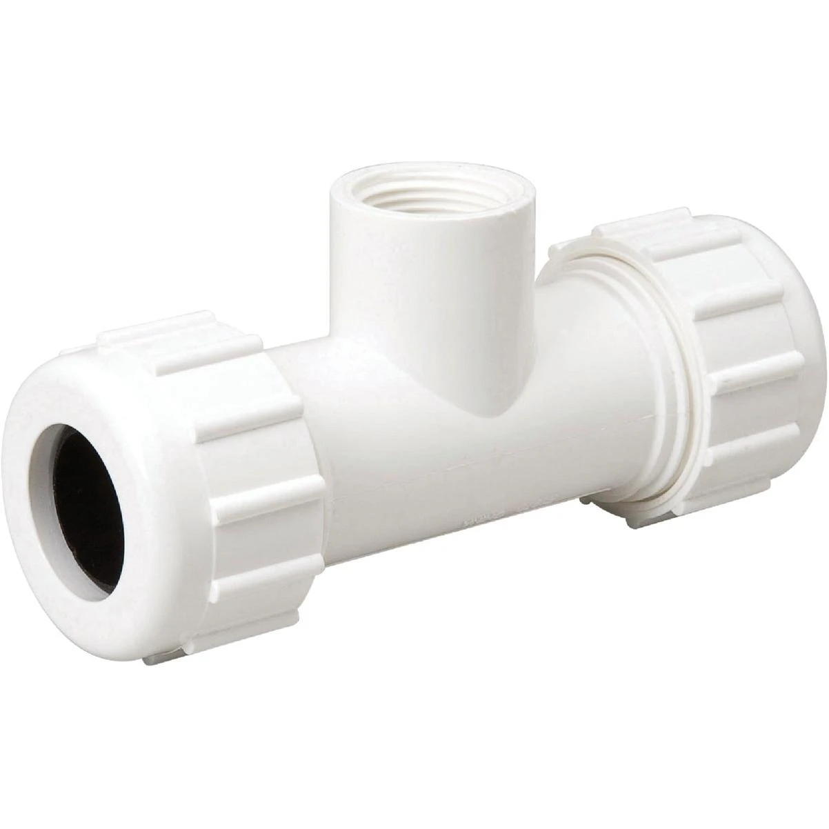 B & K 2 In. FIP Plastic Compression PVC Tee