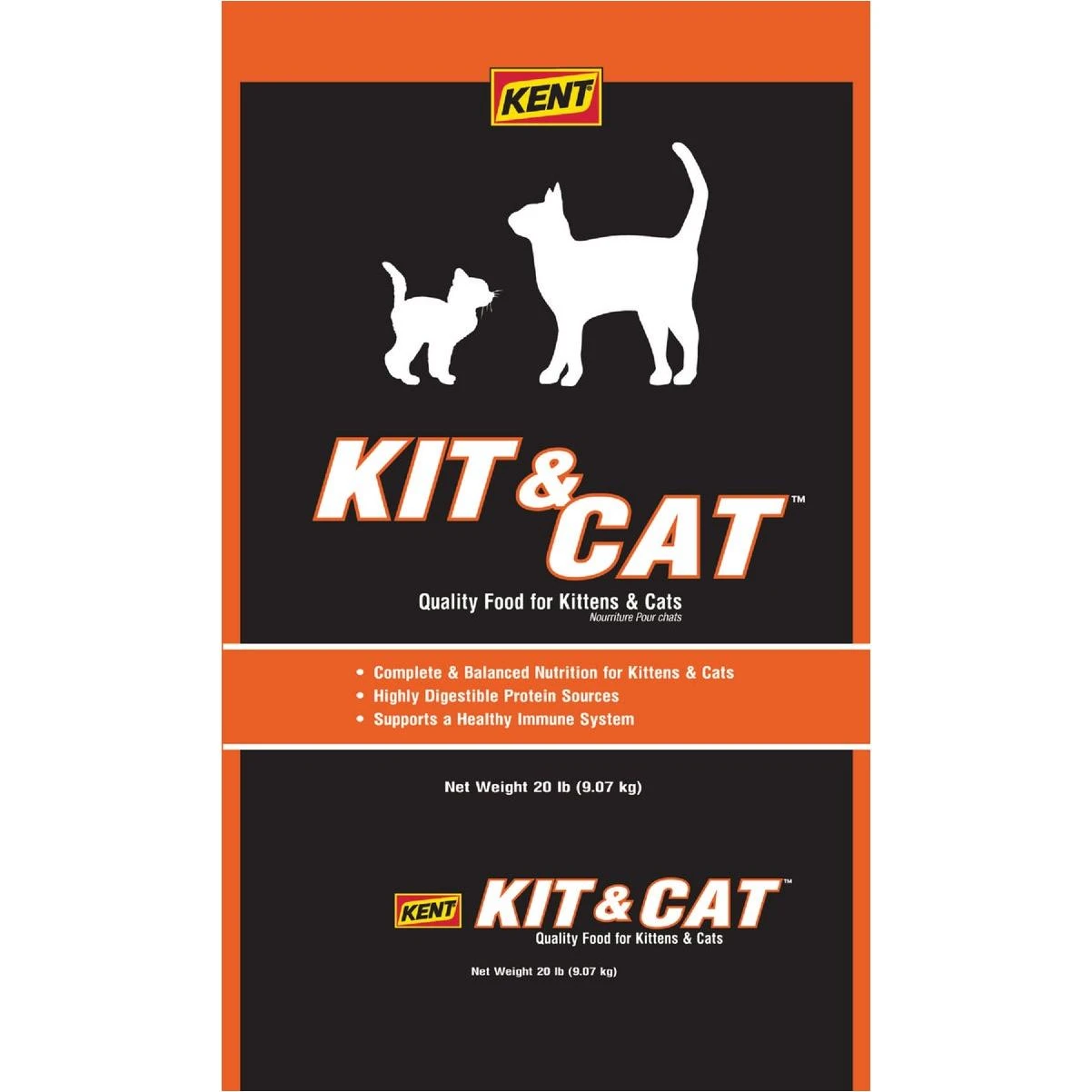 Kent Kit & Cat 20 Lb. All Ages Dry Cat Food
