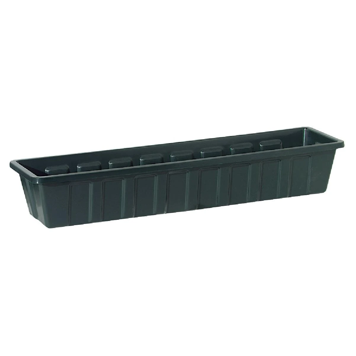 Novelty Poly-Pro 18 In. Polypropylene Hunter Green Flower Box Planter