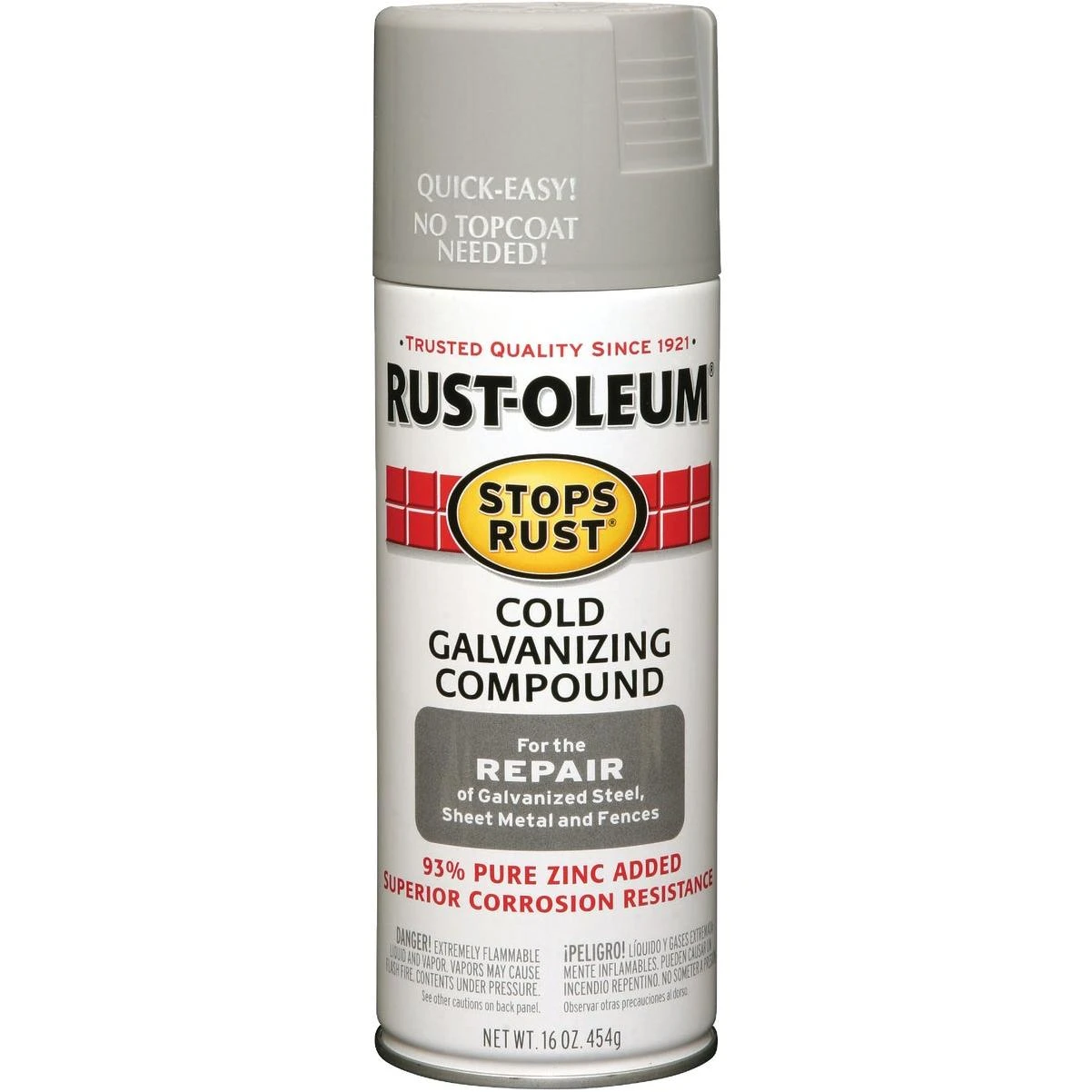 Rust-Oleum Stops Rust Gray Galvanized 16 Oz. Anti-Rust Spray Paint