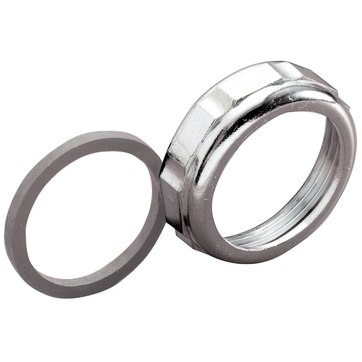 Do it Best 1-1/2 In. x 1-1/2 In. Die-Cast Slip Joint Nut and Washer
