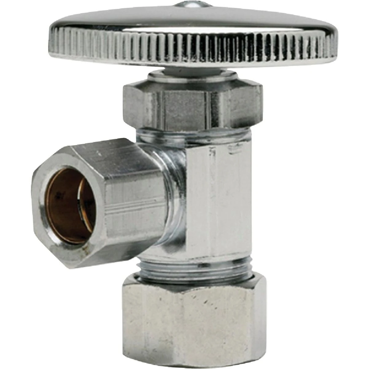 ProLine 5/8 In. OD x 3/8 In. OD Quarter Turn Angle Stop