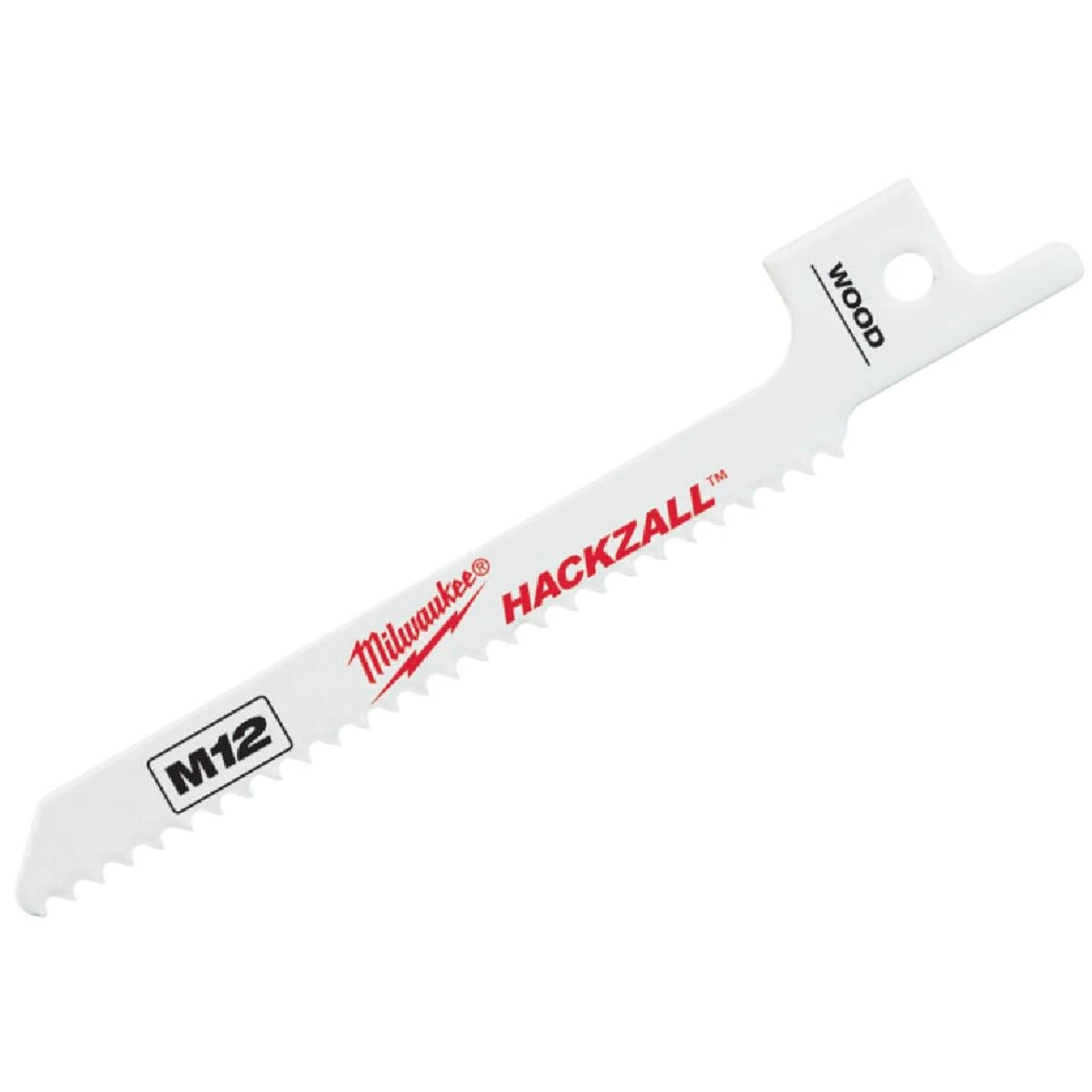 Milwaukee HACKZALL 3 1 2 In. 8 TPI Wood Mini Reciprocating Saw Blade 5 Pack Hammond Hardware