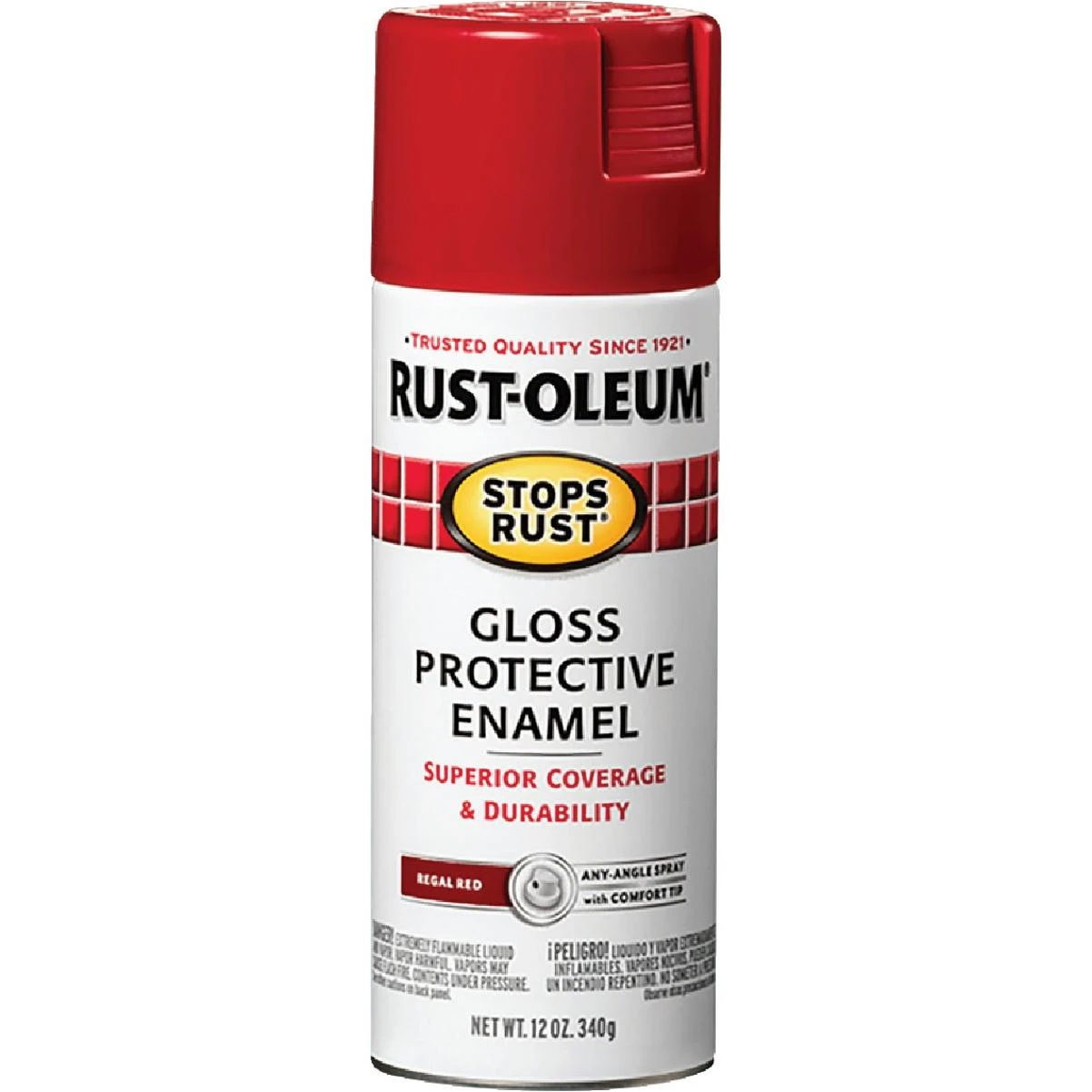 Rust-Oleum Stops Rust Regal Red Gloss 12 Oz. Anti-Rust Spray Paint