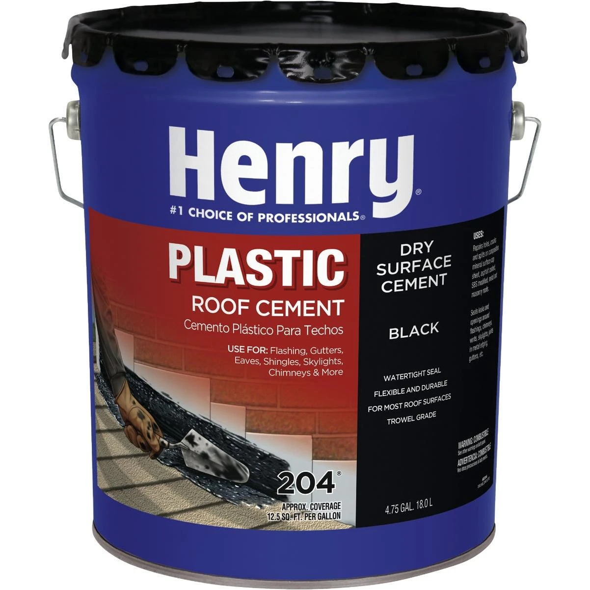 204 Plastic Roof Cement 4.75 gal. 204 Plastic Roof Cement 4.75 gal.