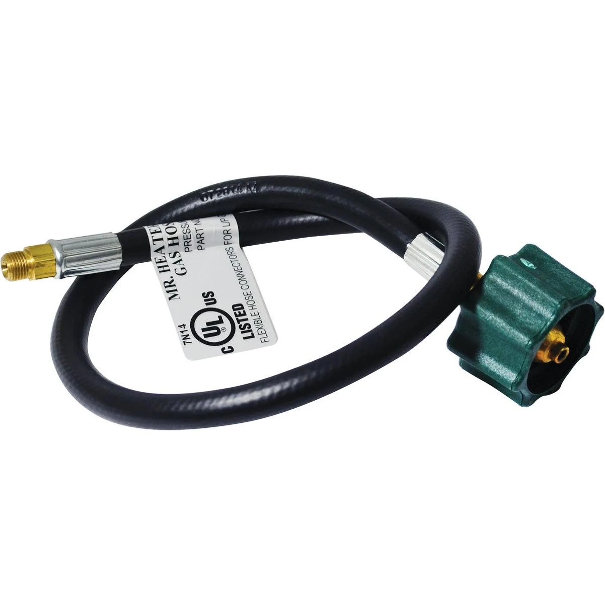 MR. HEATER 12 In. x 1/4 In. Inverted Male Flare x 3/8 In. Acme Nut LP Hose Assembly