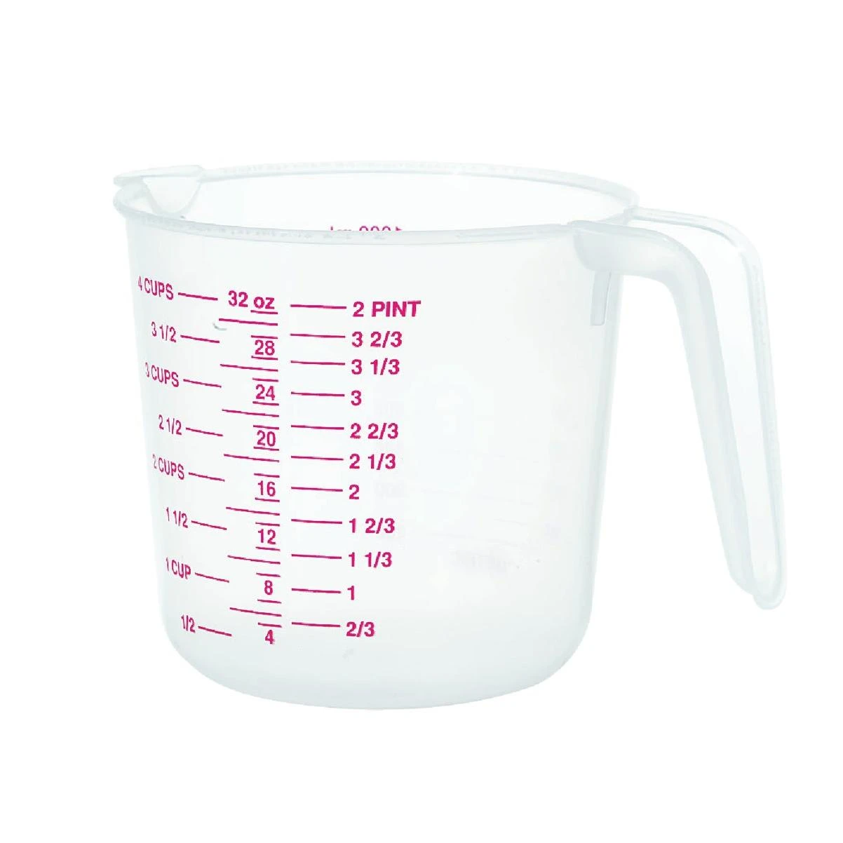 Norpro 4 Cup White Plastic Measuring Cup