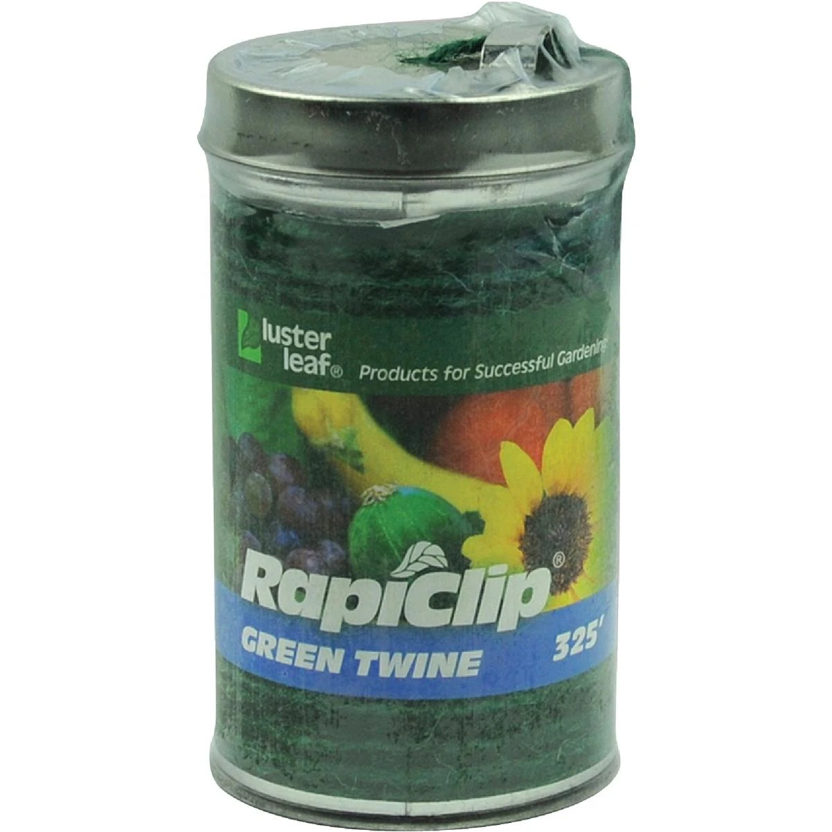 Rapiclip 325 Ft. Green Jute Garden Twine Plant Tie with Cutting Blade