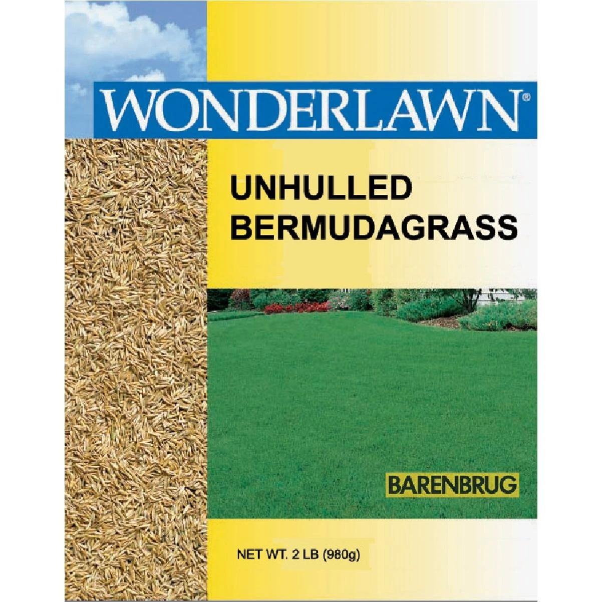Wonderlawn 2 Lb. 400 Sq. Ft. Coverage 100% Unhulled Bermudagrass Grass Seed