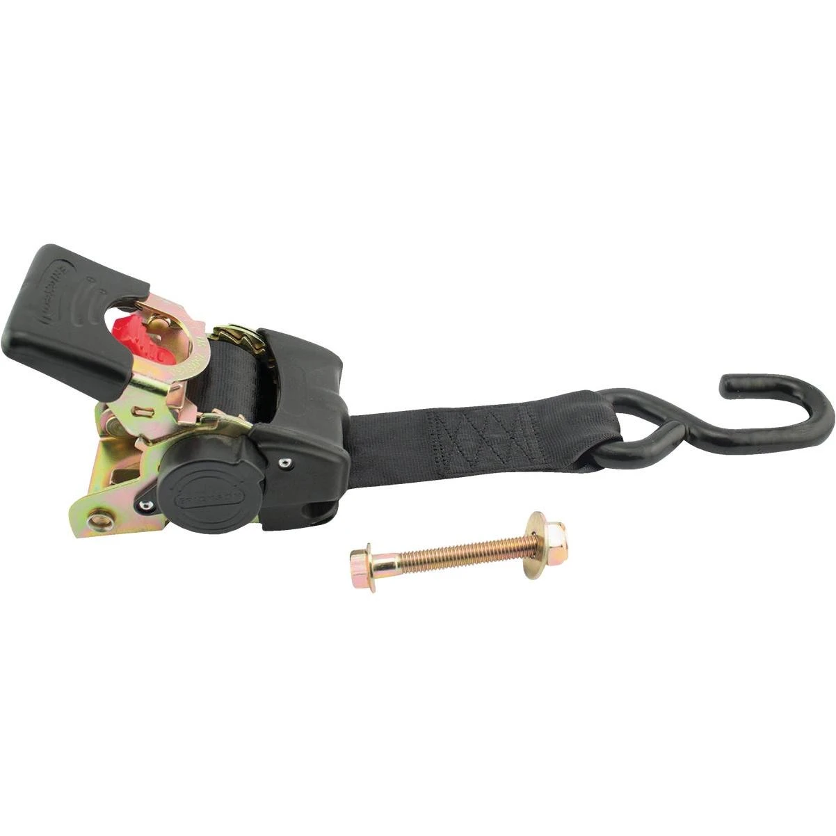 Erickson 2 In. x 5-1/2 Ft. 1333 Lb. Bolt-On Retractable Ratchet Strap (2-Pack)