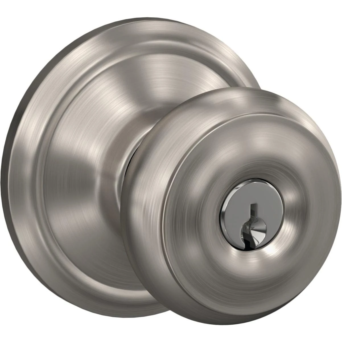 Schlage Georgian Satin Nickel Entry Door Knob