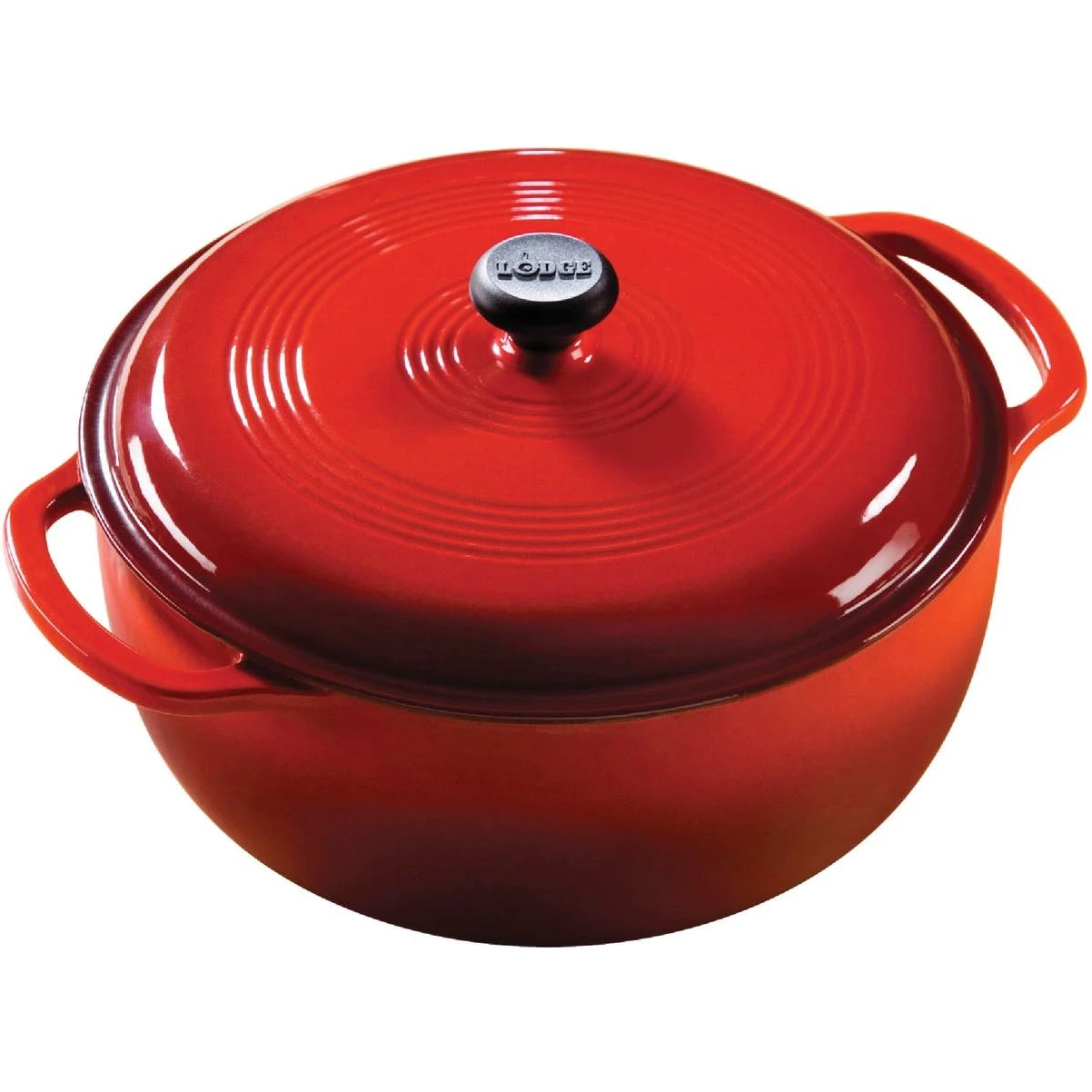 Lodge 7-1/2 Qt. Dutch Oven, Red