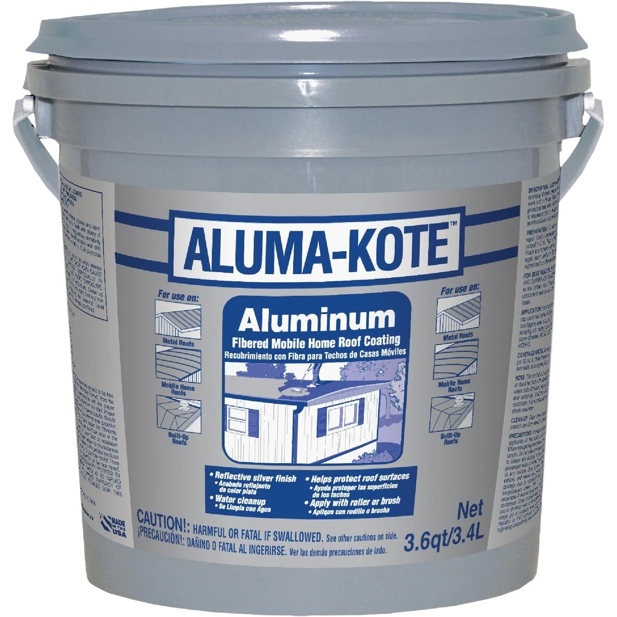 Gardner Aluma-Kote 1 Gal. Aluminum Fibered Mobile Home Roof Coating