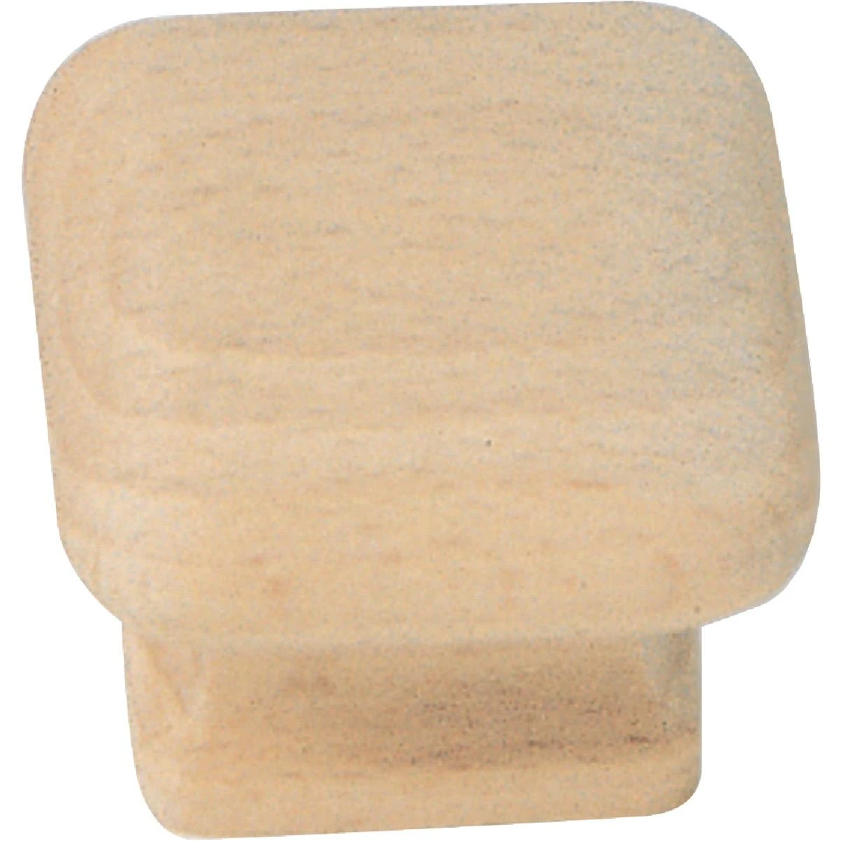 Laurey Au Natural Wood Square 1-1/2 In. Cabinet Knob