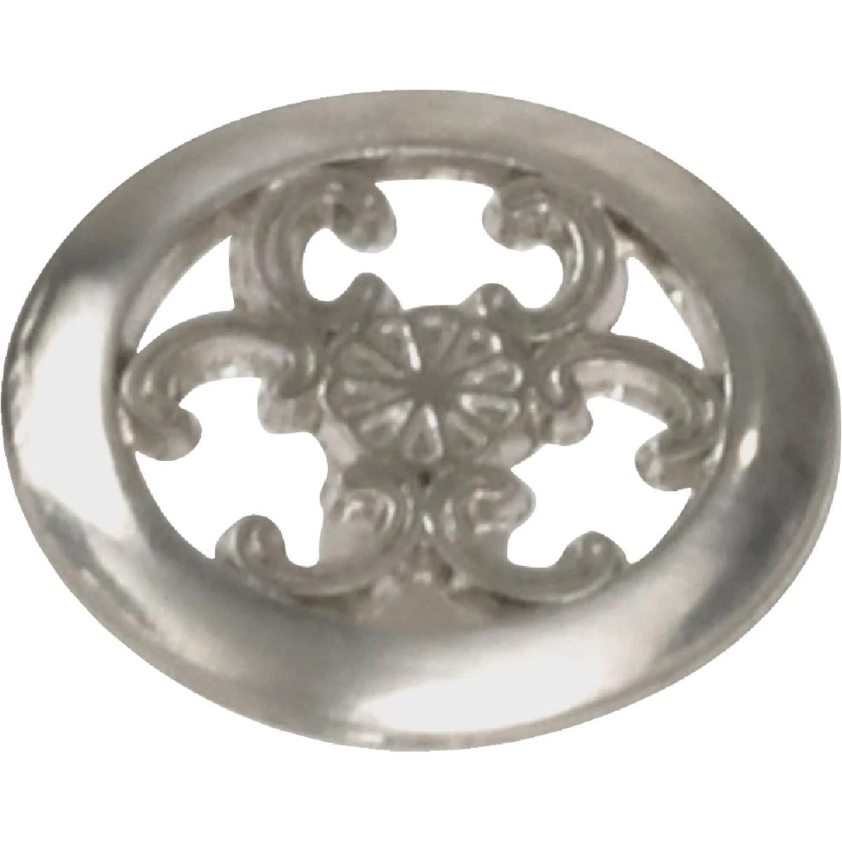 Laurey Georgetown Round 1-1/2 In. Dia. Satin Chrome Cabinet Knob