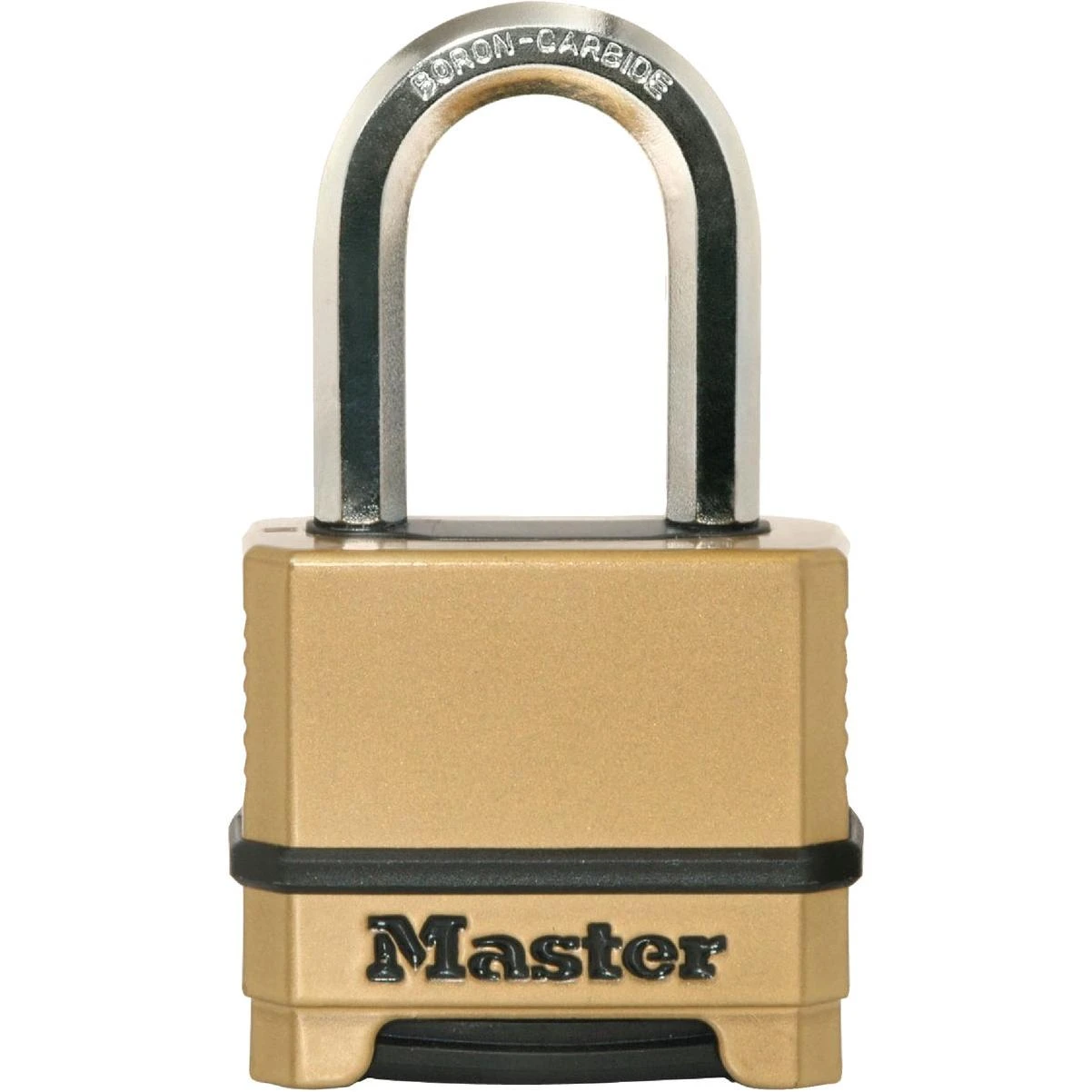 Master Lock Magnum 2 In. Steel Gold & Black Combination Padlock with 1-1/2 In. Shackle